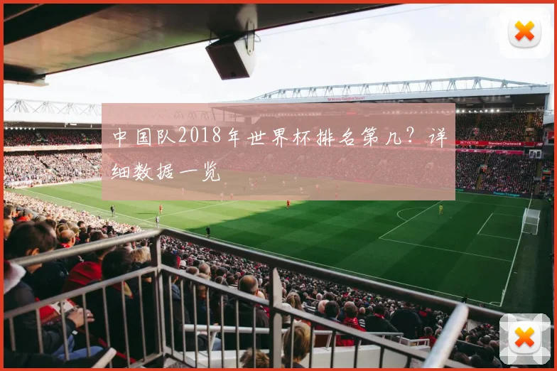中国队2018年世界杯排名第几？详细数据一览